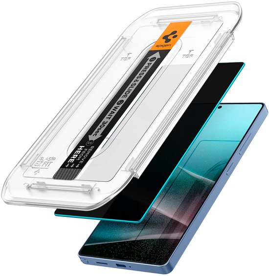 Spigen Samsung Galaxy S25 Ultra screenprotector - EZ Fit privacy - set van 2