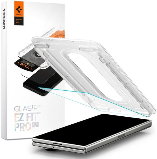 Spigen EZ Fit GLAS.tR screen protector - Samsung Galaxy Z Fold 8 Ultra/Z Fold 7 - 9H tempered glass - case friendly - 1 piece