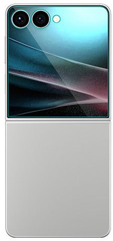 Spigen GLAStR EZ Fit screenprotector - Samsung Galaxy Z Flip 7 - set van 2 inclusief applicator