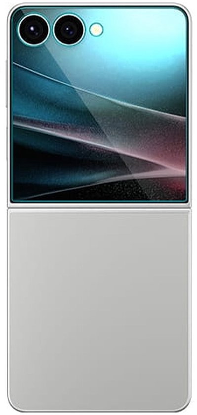 Spigen EZ Fit screenprotector - Samsung Galaxy Z Flip 7 - gehard glas met applicator