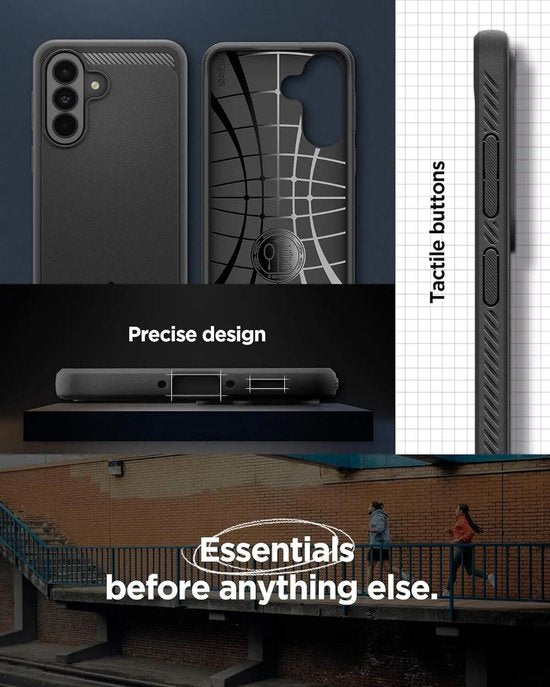 Spigen Samsung Galaxy A37 5G hoesje - Rugged Armor - Zwart