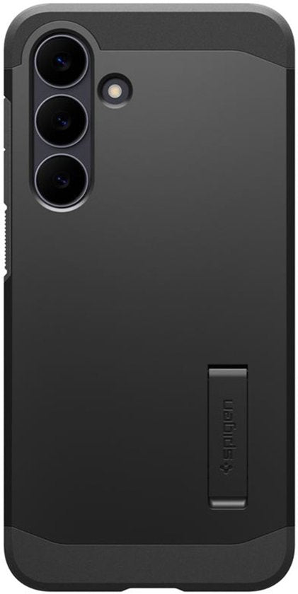 Spigen Tough Armor case - Samsung Galaxy S25 FE - MagSafe/Qi2 - military grade with kickstand - Black