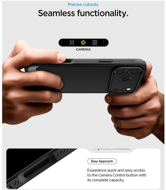 Spigen Rugged Armor hoesje - geschikt voor Apple iPhone 17 Pro Max - MagSafe - versterkte bescherming