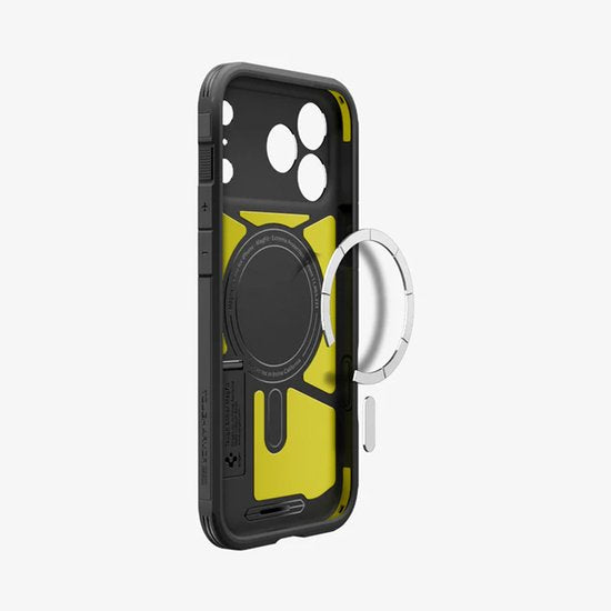 Spigen Tough Armor T MagFit hoesje - Apple iPhone 17 Pro Max - MagSafe met standaard - Zwart
