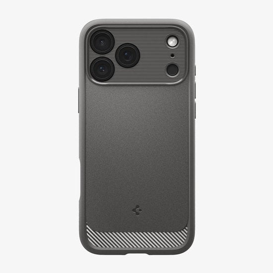 Spigen iPhone 17 Pro hoesje - Rugged Armor Mag - MagSafe - Grijs