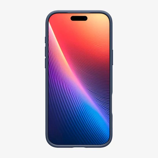 Spigen Liquid Air hoesje - geschikt voor Apple iPhone 17 Pro - flexibel TPU back cover - Blauw