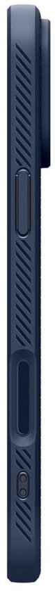 Spigen Liquid Air hoesje - geschikt voor Apple iPhone 17 Pro - flexibel TPU back cover - Blauw
