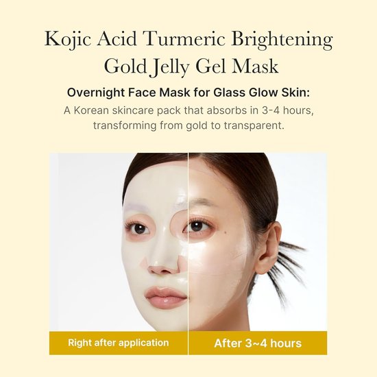 Medicube gelmasker - Kojic Acid & Turmeric - brightening