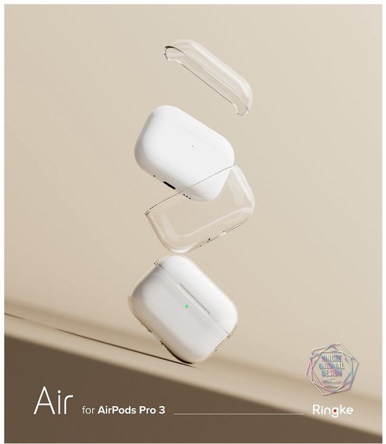 Ringke Air hoesje - geschikt voor AirPods Pro 3 - TPU - Transparant