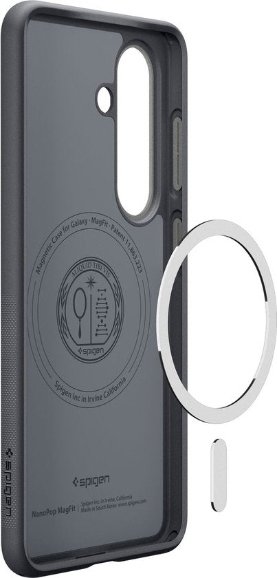 Spigen Samsung Galaxy S26 hoesje - Nano Pop MagFit - Black Sesame