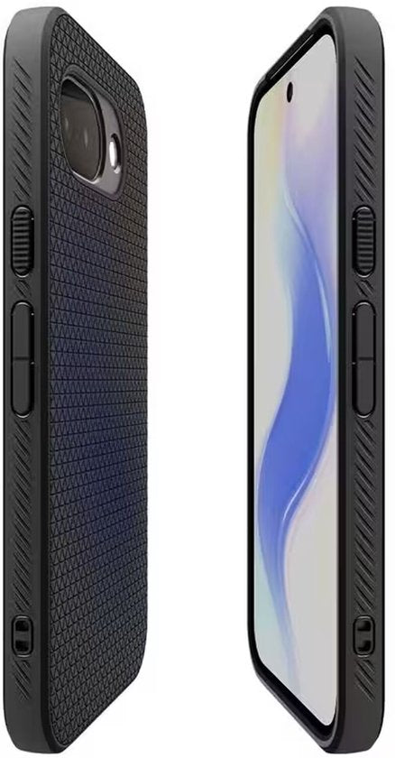 Spigen Liquid Air hoesje - voor Google Pixel 10a - Mat zwart