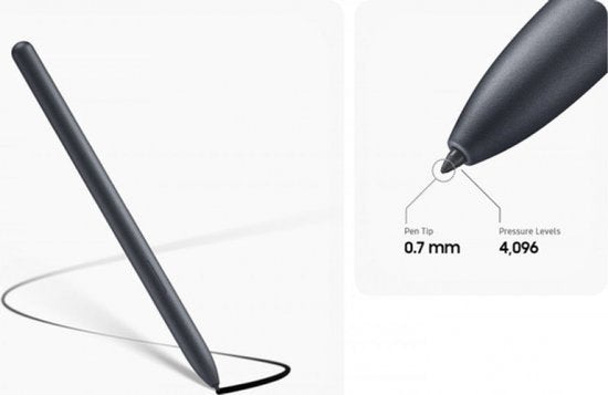 Samsung S Pen - geschikt voor Galaxy Tab S7 FE - Zwart