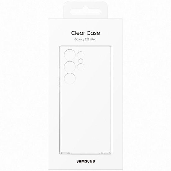 Samsung Galaxy S23 Ultra hoesje - Clear Cover - Transparant