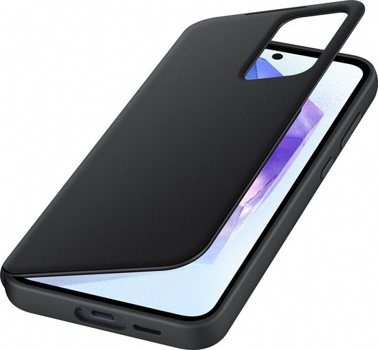 Samsung Galaxy A55 5G hoesje - Smart View Wallet - Zwart