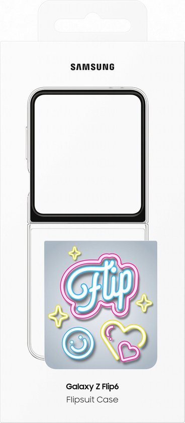 Samsung Galaxy Z Flip6 hoesje - Flipsuit - Transparant