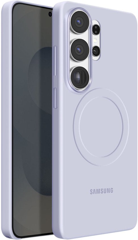 Samsung Galaxy S26 Ultra slim hoesje - magnetische ring - Blauw violet