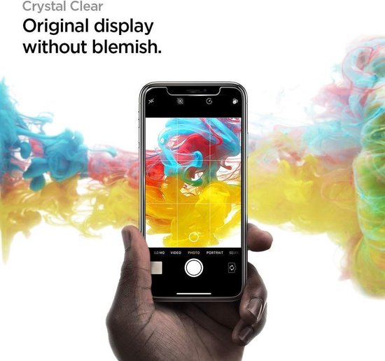 Spigen GLAS.tR AlignMaster screenprotector - Apple iPhone 11 en iPhone XR - set van 2