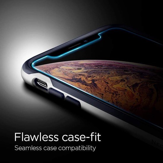 Spigen GLAS.tR AlignMaster screenprotector - Apple iPhone 11 en iPhone XR - set van 2