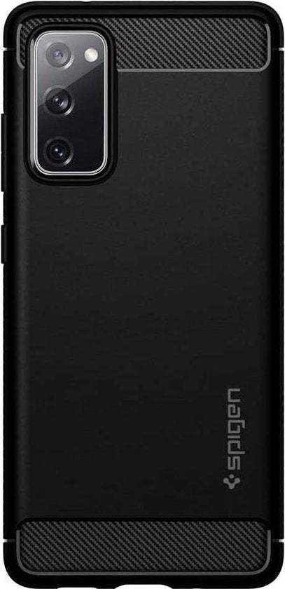 Spigen Rugged Armor hoesje - Samsung Galaxy S20 FE - Zwart
