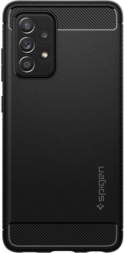 Spigen Rugged Armor Samsung Galaxy A52 / A52s hoesje - back cover - Zwart