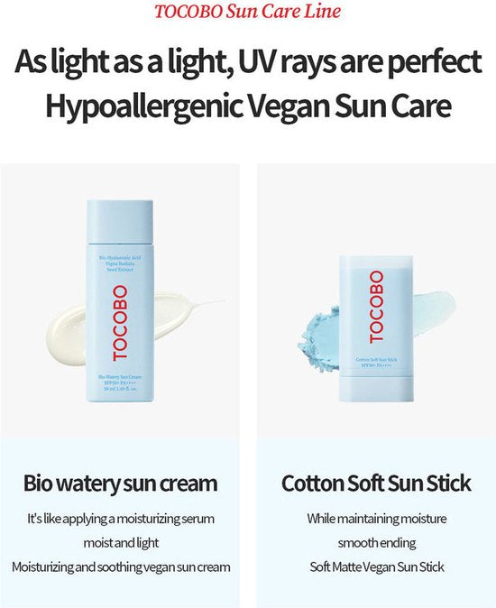 Tocobo Cotton Soft Sun Stick zonnebrandstick - SPF 50+ PA++++ - 19 gram