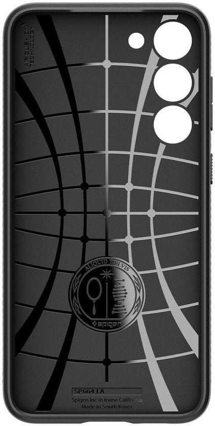 Spigen Liquid Air hoesje - geschikt voor Samsung Galaxy S23 - back cover - Zwart