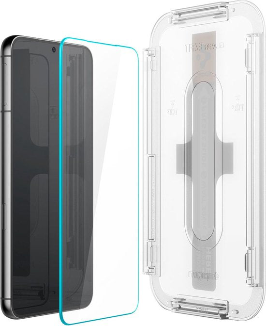 Spigen Glas.tR EZ Fit screenprotector - geschikt voor Samsung Galaxy S23 Plus - set van 2