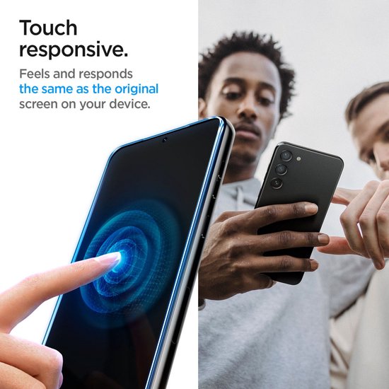 Spigen Glas.tR EZ Fit screenprotector set van 2 - Samsung Galaxy S23 - 9H tempered glass