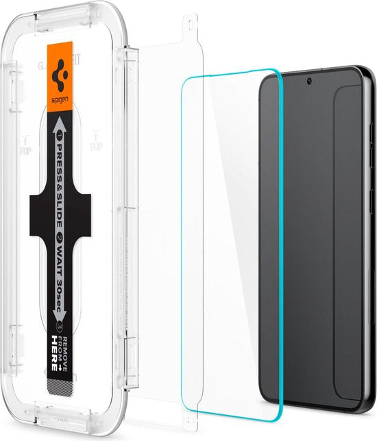 Spigen Glas.tR EZ Fit screenprotector set van 2 - Samsung Galaxy S23 - 9H tempered glass