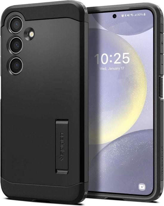 Spigen Tough Armor hoesje - Samsung Galaxy S24 Plus - met kickstand - Zwart