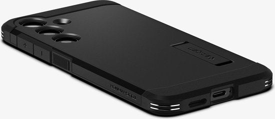 Spigen Tough Armor hoesje - Samsung Galaxy S24 Plus - met kickstand - Zwart