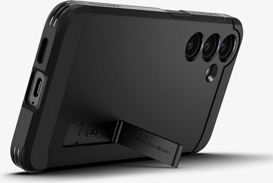 Spigen Tough Armor hoesje - Samsung Galaxy S24 Plus - met kickstand - Zwart