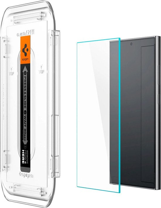 Spigen EZ Fit GLAS.tR screenprotector - Samsung Galaxy S24 Ultra - set van 2