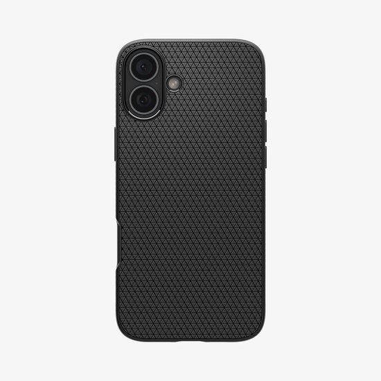 Spigen Liquid Air hoesje - geschikt voor iPhone 16 Plus - TPU - Zwart