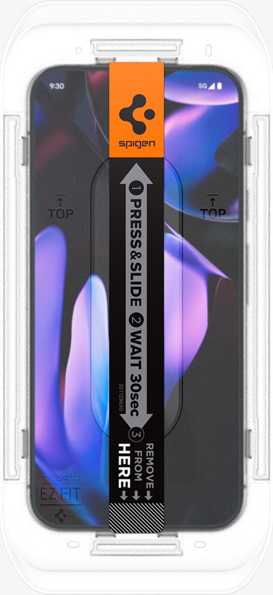 Spigen Glas.tR EZ Fit screen protector - Google Pixel 10/10 Pro/9/9 Pro - tempered glass with applicator - set of 2