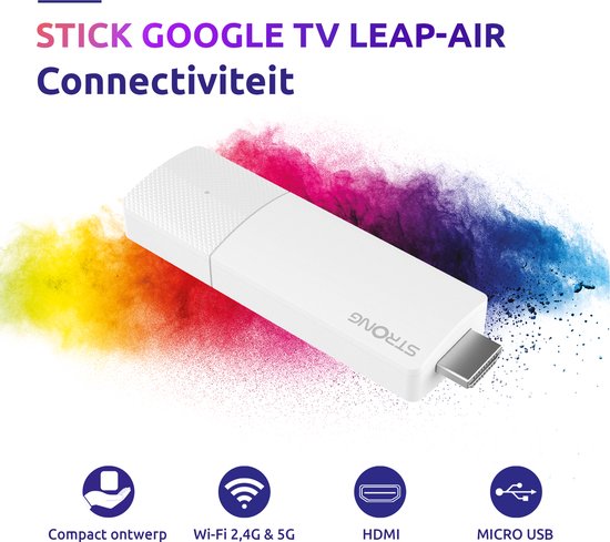 Strong streaming box - Android TV 4K UHD LEAP-AIR Chromecast Dolby Atmos