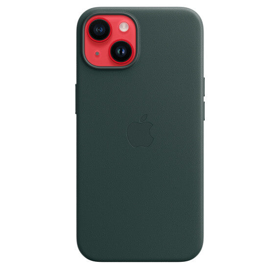 Apple iPhone 14 Leather Case with MagSafe - Sequoia Green