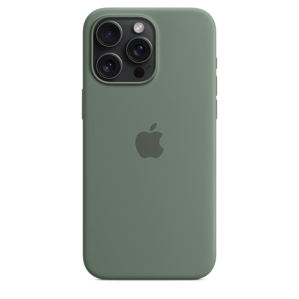 Apple iPhone 15 Pro Max Silicone Case with MagSafe - Cyprus Green
