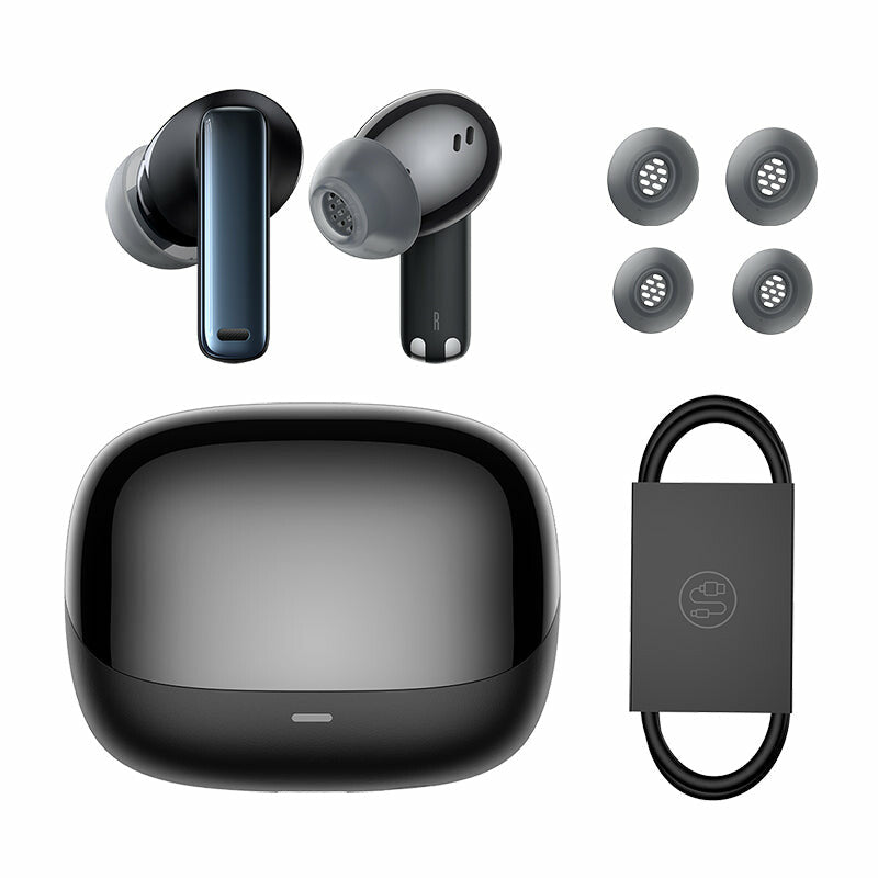 Baseus Bowie M2s Draadloze Bluetooth Oordopjes met noise cancelling - Zwart