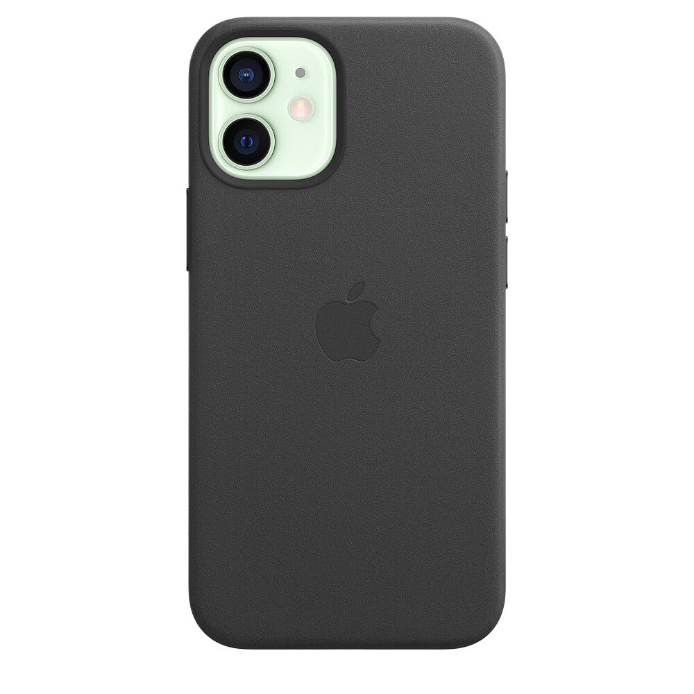 Apple iPhone 12 Mini Leather Case with MagSafe - Black