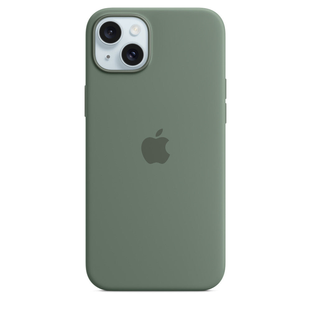 Apple iPhone 15 Plus Silicone Case with MagSafe - Cyprus Green