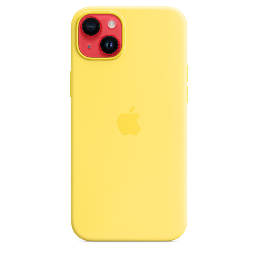 Apple iPhone 14 Plus Silicone Case with MagSafe - Canary Yellow
