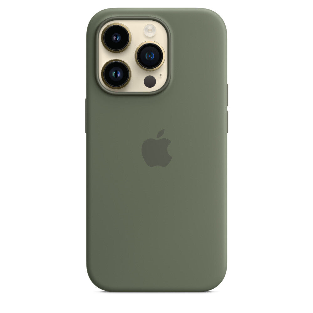 Apple iPhone 14 Pro Silicone Case with MagSafe - Olive Green