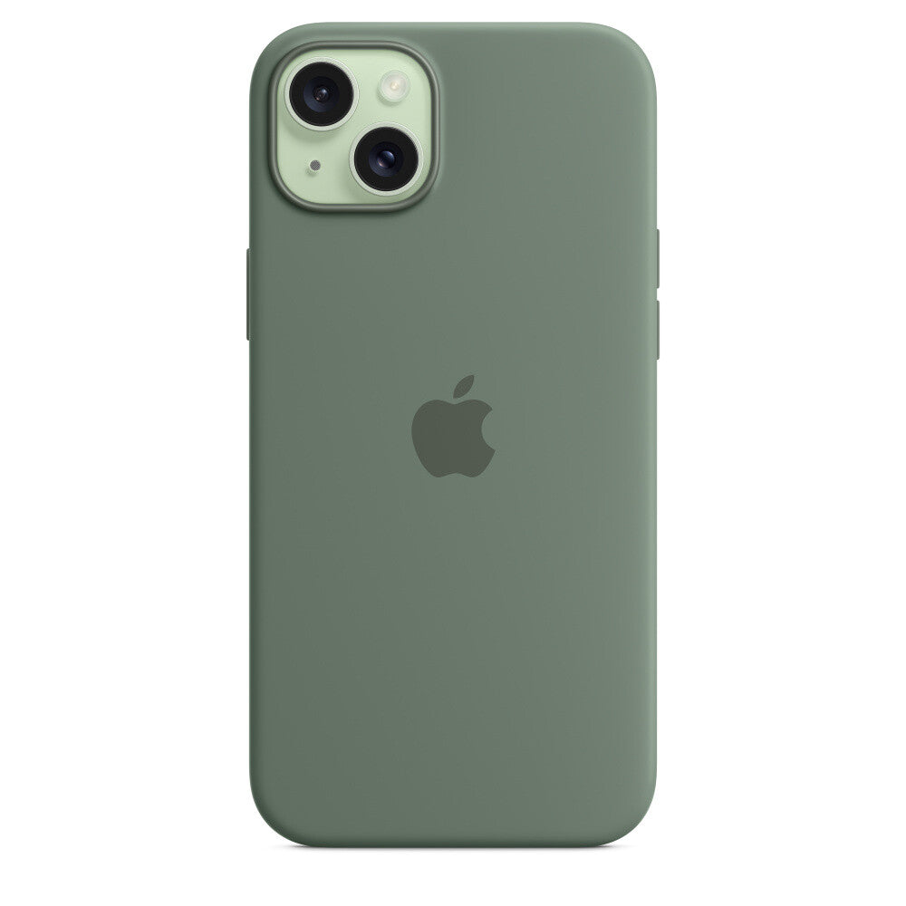 Apple iPhone 15 Plus Silicone Case with MagSafe - Cyprus Green