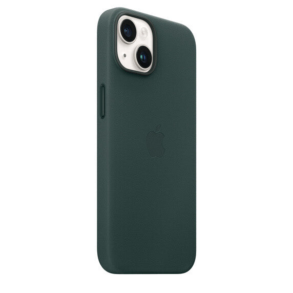 Apple iPhone 14 Leather Case with MagSafe - Sequoia Green