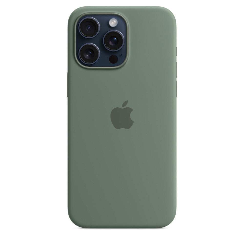 Apple iPhone 15 Pro Max Silicone Case with MagSafe - Cyprus Green