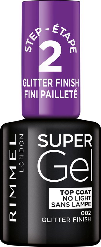 Rimmel London SuperGel glitter top coat