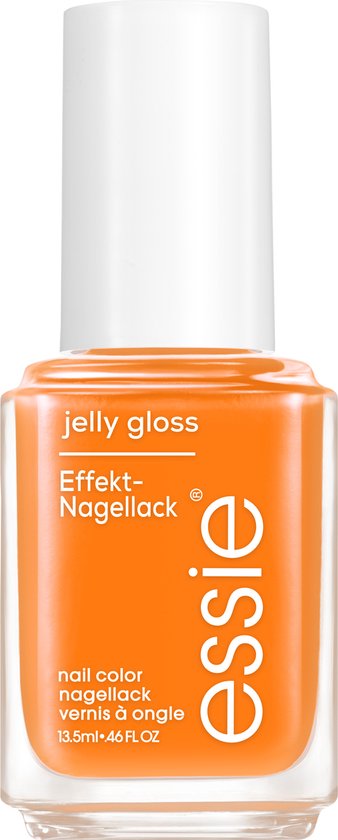 essie Nail Art Studio nagellak - jelly gloss 120 apricot - 13 ml - Oranje