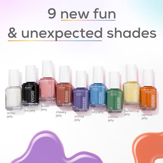 essie Nail Art Studio nagellak - jelly gloss 120 apricot - 13 ml - Oranje
