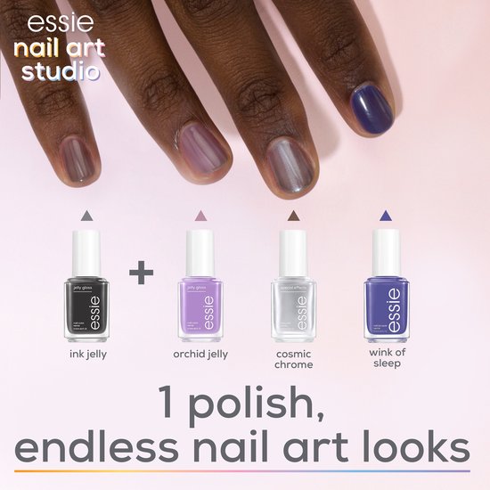 essie Nail Art Studio nagellak - jelly gloss 120 apricot - 13 ml - Oranje